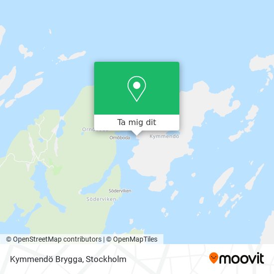 Kymmendö Brygga karta