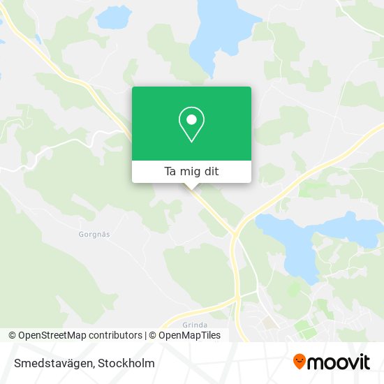 Smedstavägen karta