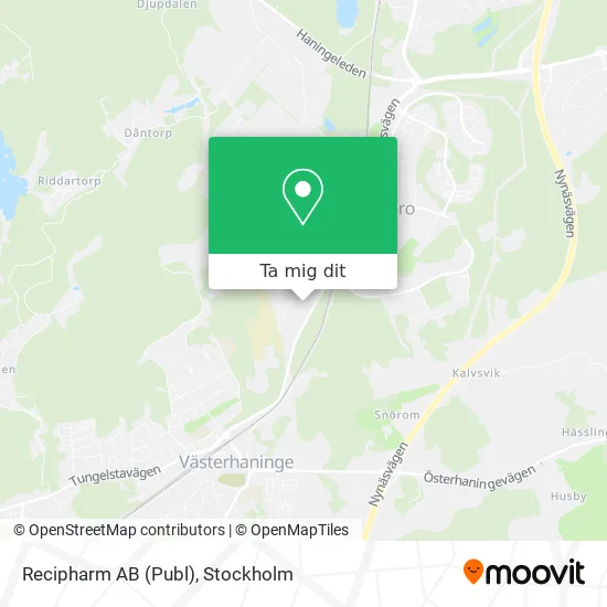 Recipharm AB (Publ) karta