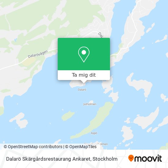 Dalarö Skärgårdsrestaurang Ankaret karta