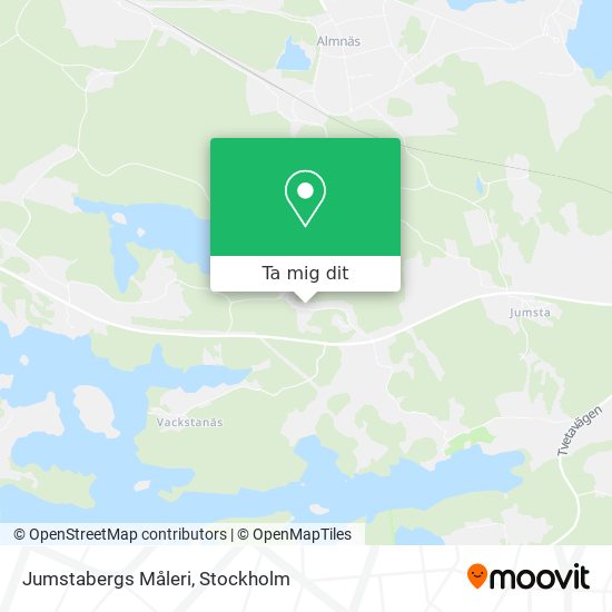 Jumstabergs Måleri karta