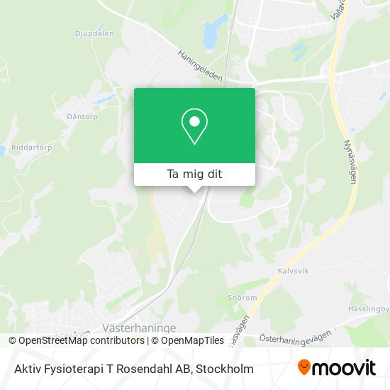 Aktiv Fysioterapi T Rosendahl AB karta