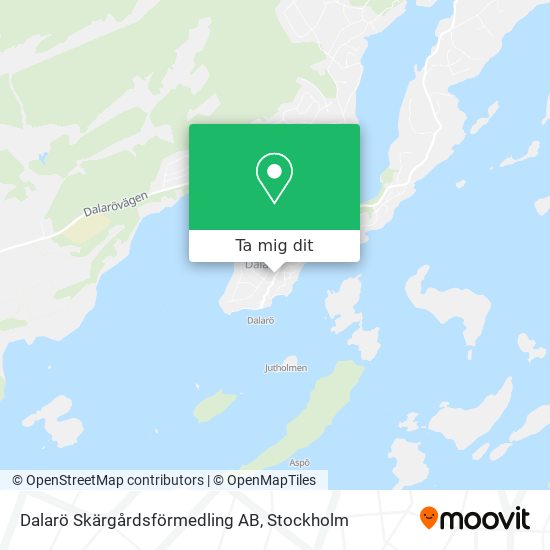 Dalarö Skärgårdsförmedling AB karta