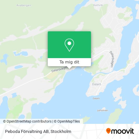 Peboda Förvaltning AB karta