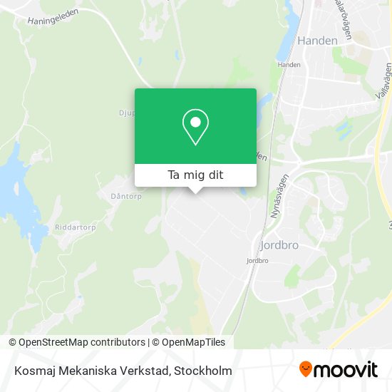 Kosmaj Mekaniska Verkstad karta