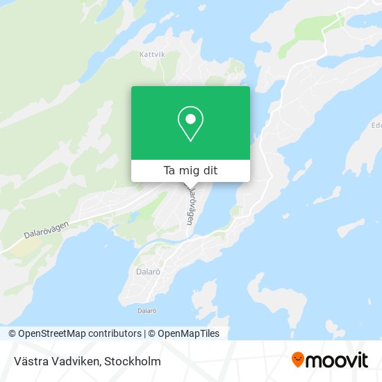 Västra Vadviken karta