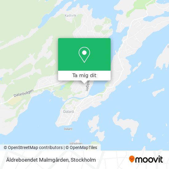 Äldreboendet Malmgården karta