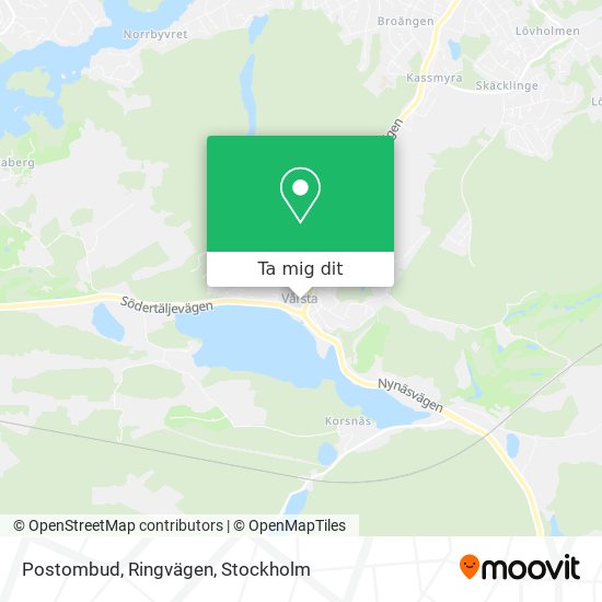 Postombud, Ringvägen karta