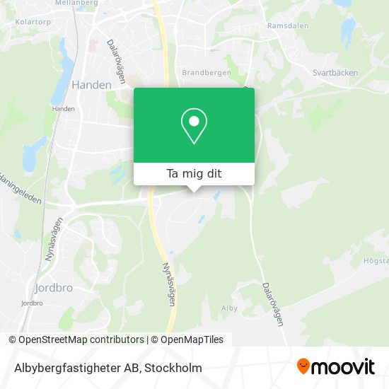 Albybergfastigheter AB karta