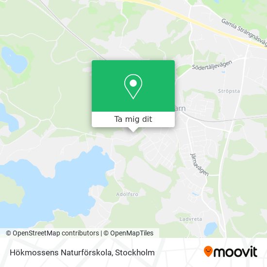 Hökmossens Naturförskola karta