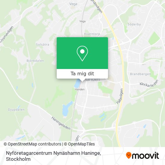 Nyföretagarcentrum Nynäshamn Haninge karta