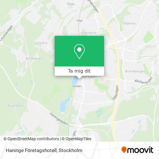 Haninge Företagshotell karta