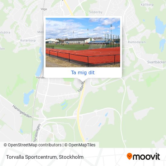 Torvalla Sportcentrum karta