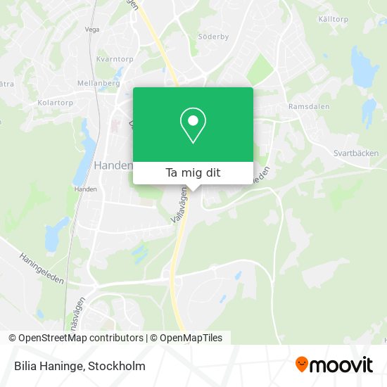 Bilia Haninge karta