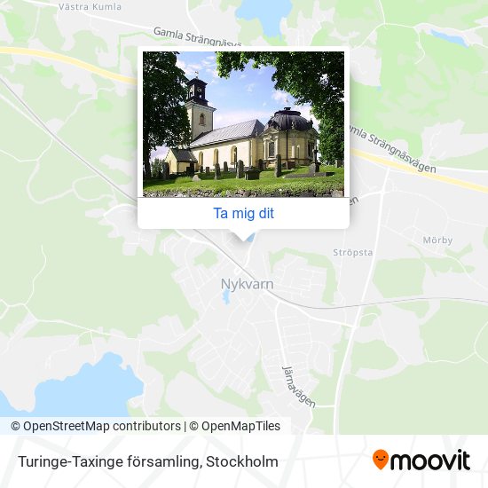 Turinge-Taxinge församling karta