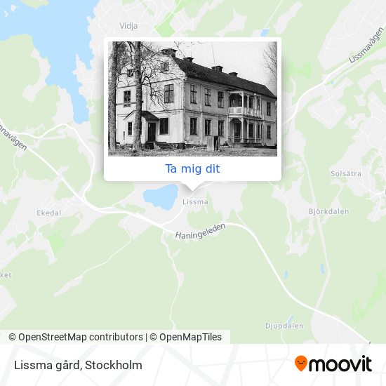 Lissma gård karta