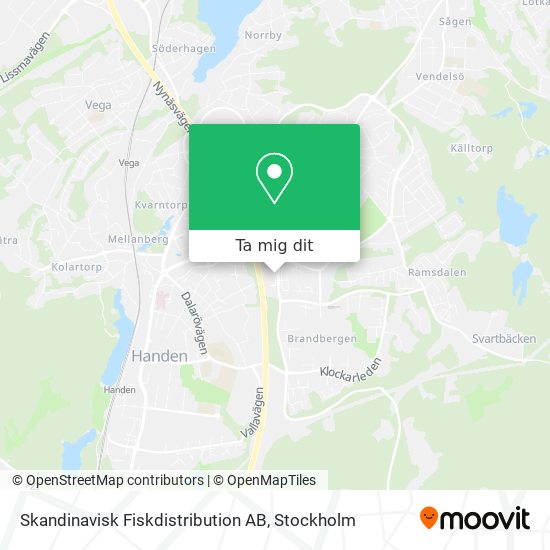 Skandinavisk Fiskdistribution AB karta