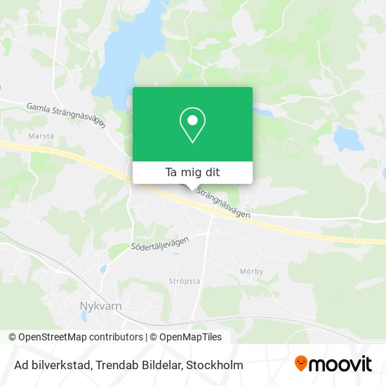 Ad bilverkstad, Trendab Bildelar karta