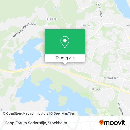 Coop Forum Södertälje karta