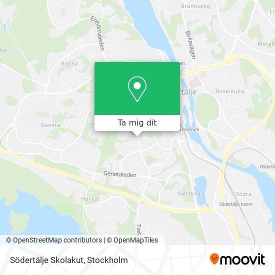 Södertälje Skolakut karta