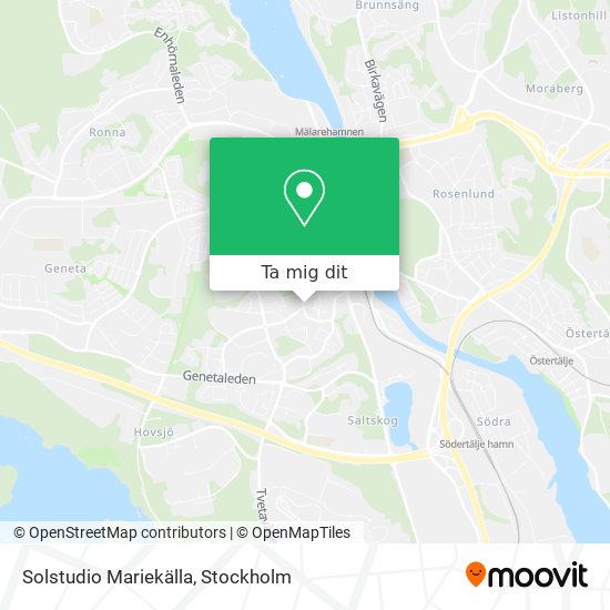 Solstudio Mariekälla karta