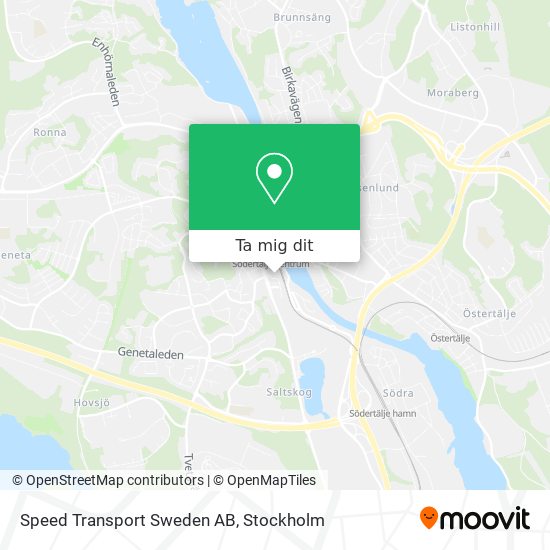 Speed Transport Sweden AB karta