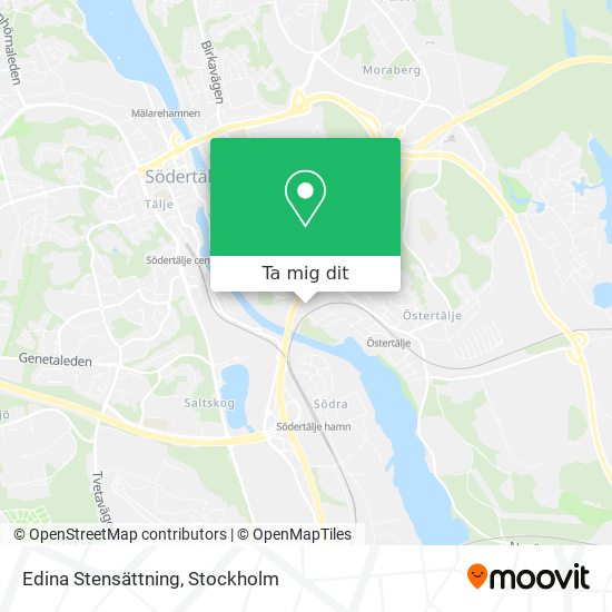 Edina Stensättning karta