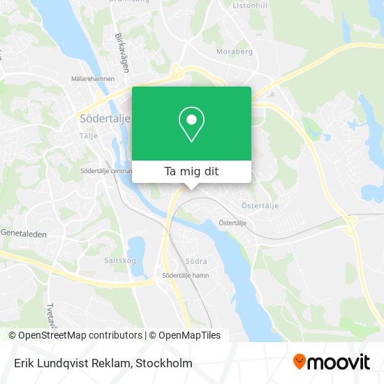 Erik Lundqvist Reklam karta