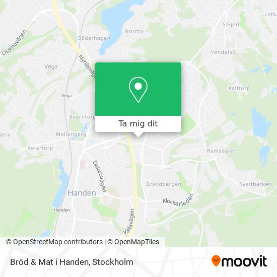 Bröd & Mat i Handen karta