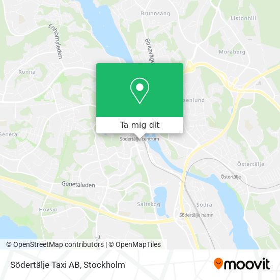 Södertälje Taxi AB karta