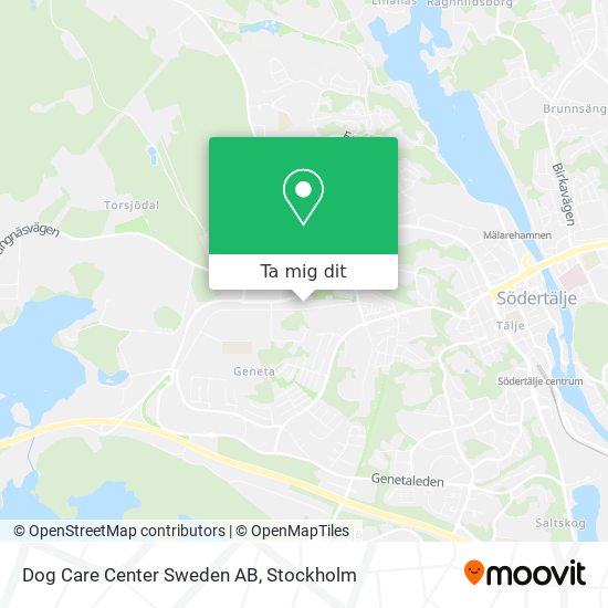 Dog Care Center Sweden AB karta