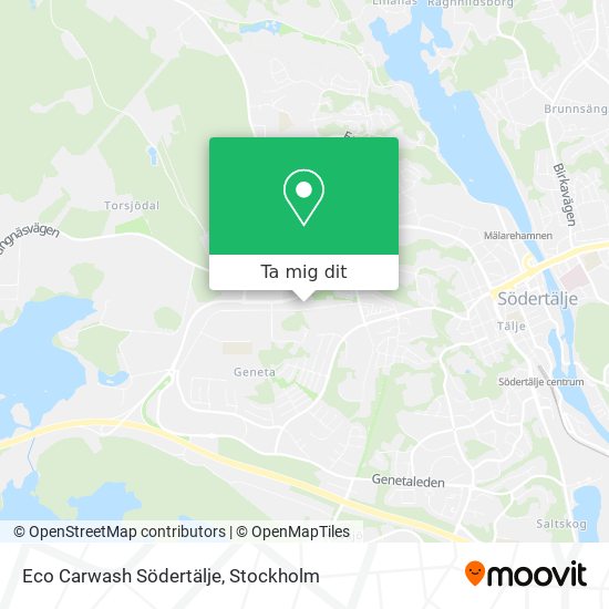 Eco Carwash Södertälje karta