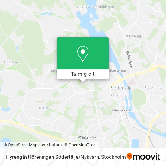 Hyresgästföreningen Södertälje / Nykvarn karta