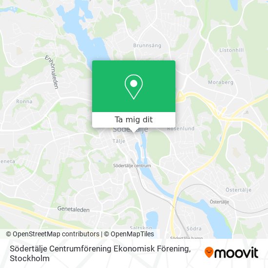 Södertälje Centrumförening Ekonomisk Förening karta