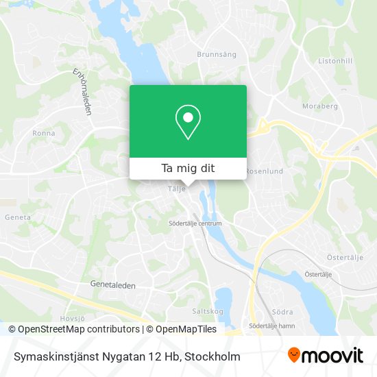 Symaskinstjänst Nygatan 12 Hb karta