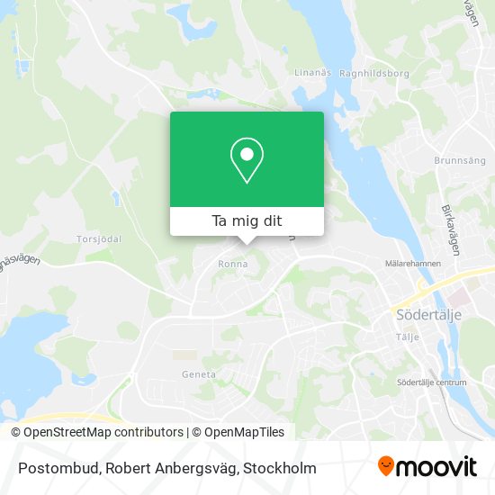 Postombud, Robert Anbergsväg karta