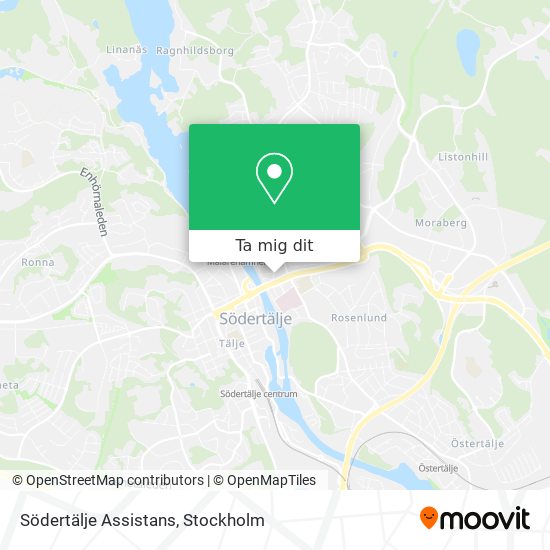 Södertälje Assistans karta