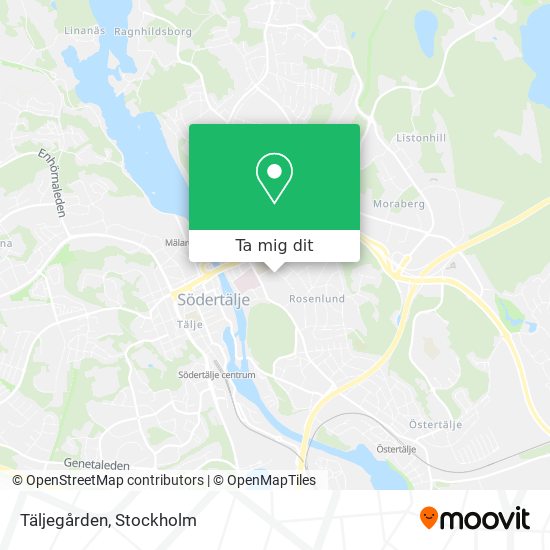 Täljegården karta