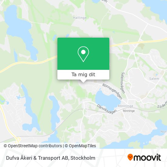 Dufva Åkeri & Transport AB karta