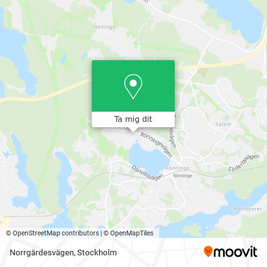 Norrgärdesvägen karta