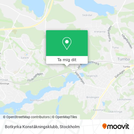 Botkyrka Konståkningsklubb karta