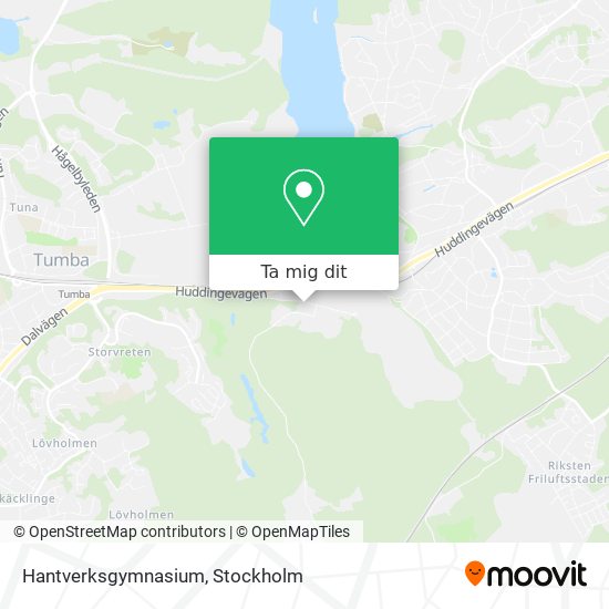 Hantverksgymnasium karta