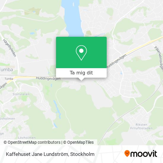 Kaffehuset Jane Lundström karta