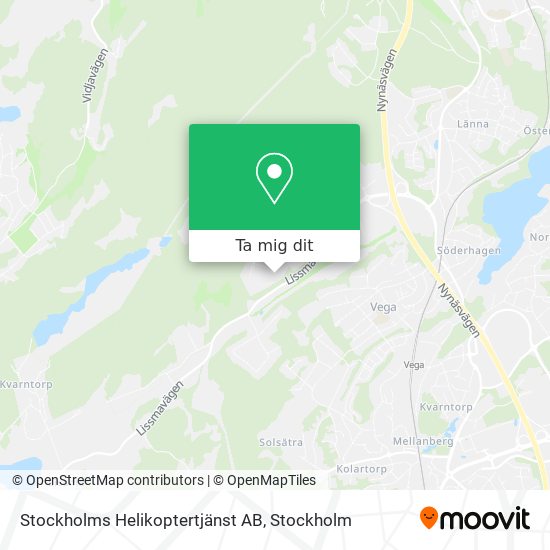 Stockholms Helikoptertjänst AB karta