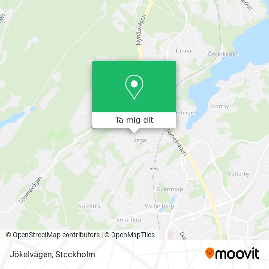 Jökelvägen karta