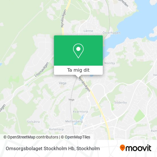 Omsorgsbolaget Stockholm Hb karta
