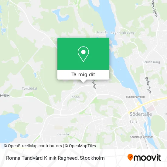 Ronna Tandvård Klinik Ragheed karta