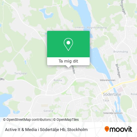 Active It & Media i Södertälje Hb karta