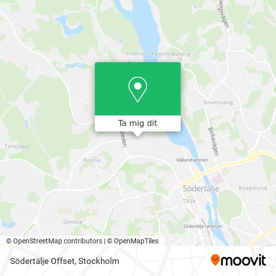 Södertälje Offset karta