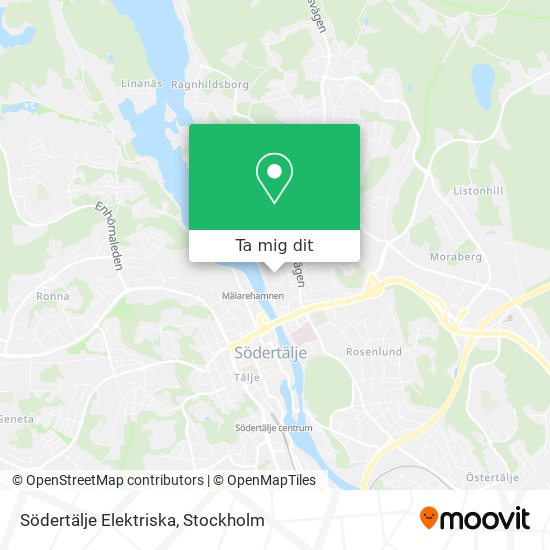 Södertälje Elektriska karta